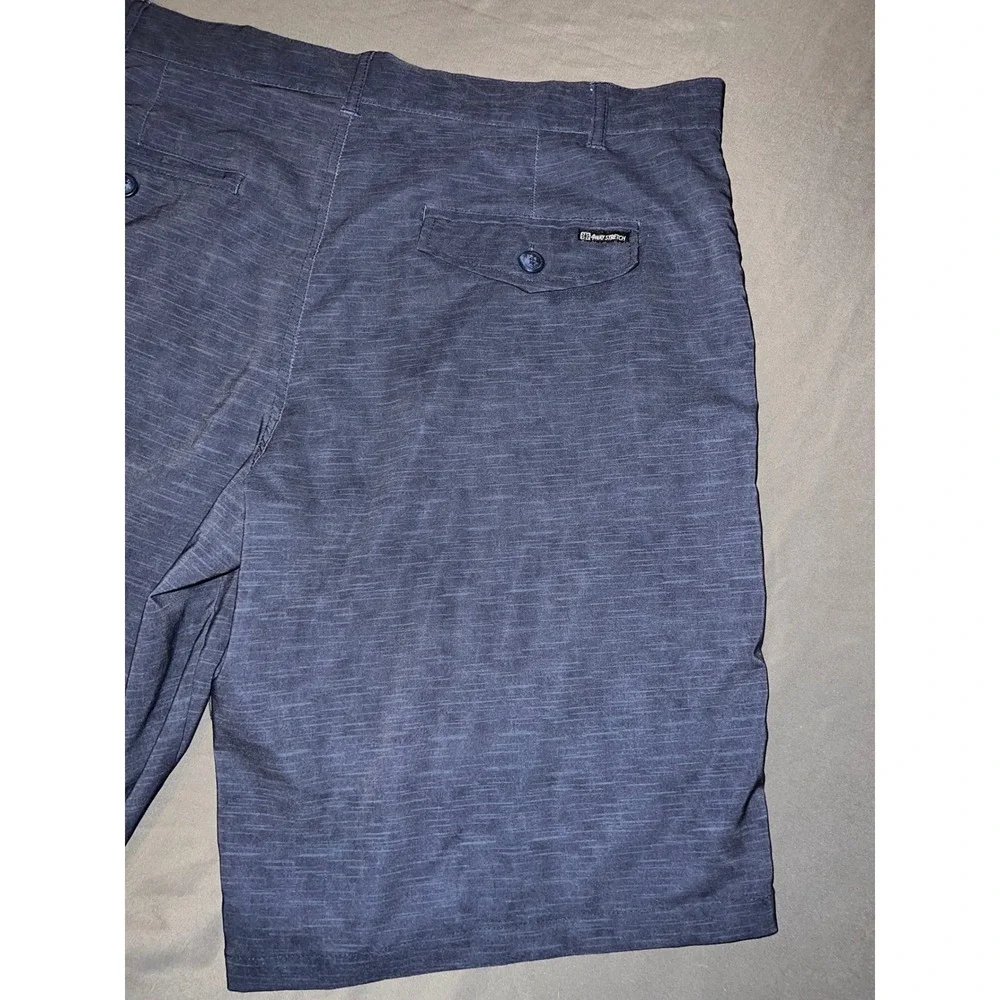 Ocean Pacific OP Flex Mens Hybrid Shorts Dark Navy 4-Way Stretch Size 38